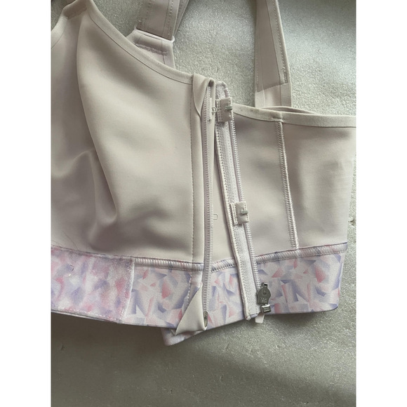 SHEFIT Sports Bra Women 3Luxe Pink Front Zip Adjustable Straps Crossback 110003 - Picture 5 of 8